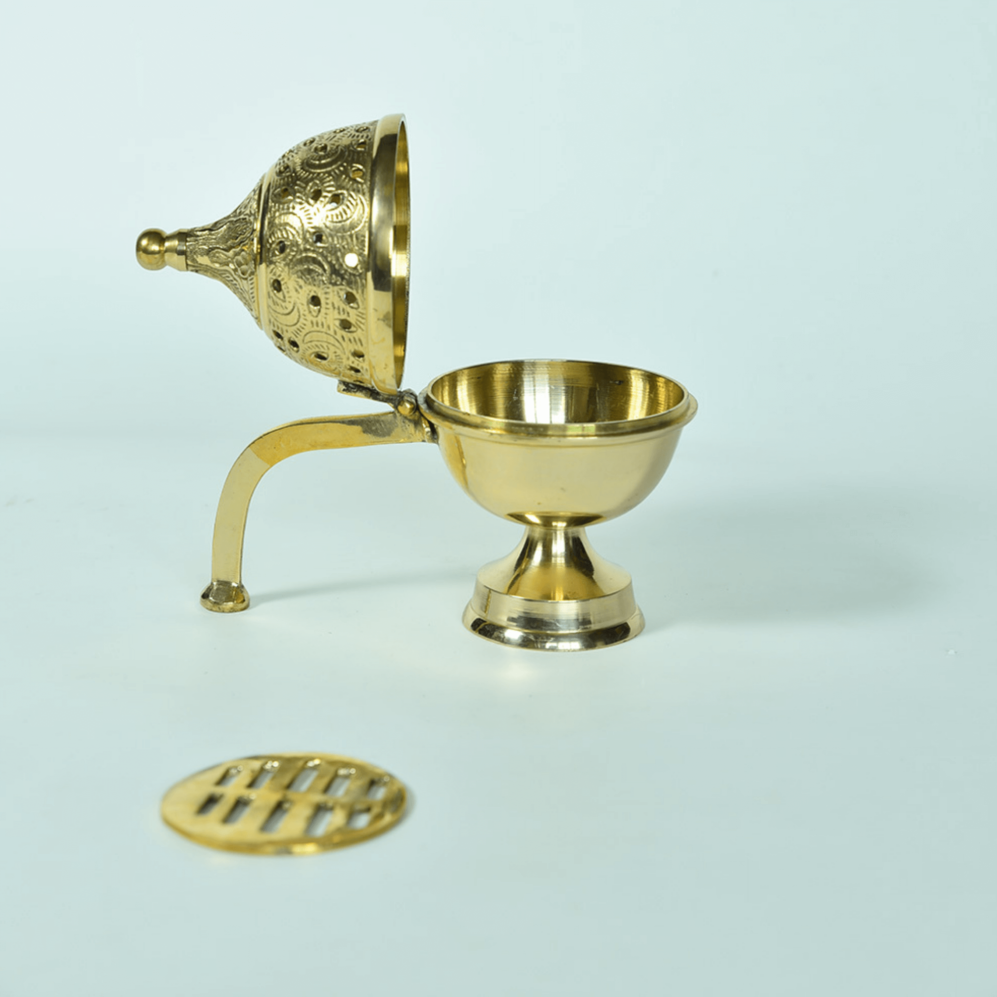 Handcrafted Brass Loban | Haath Ka Bana