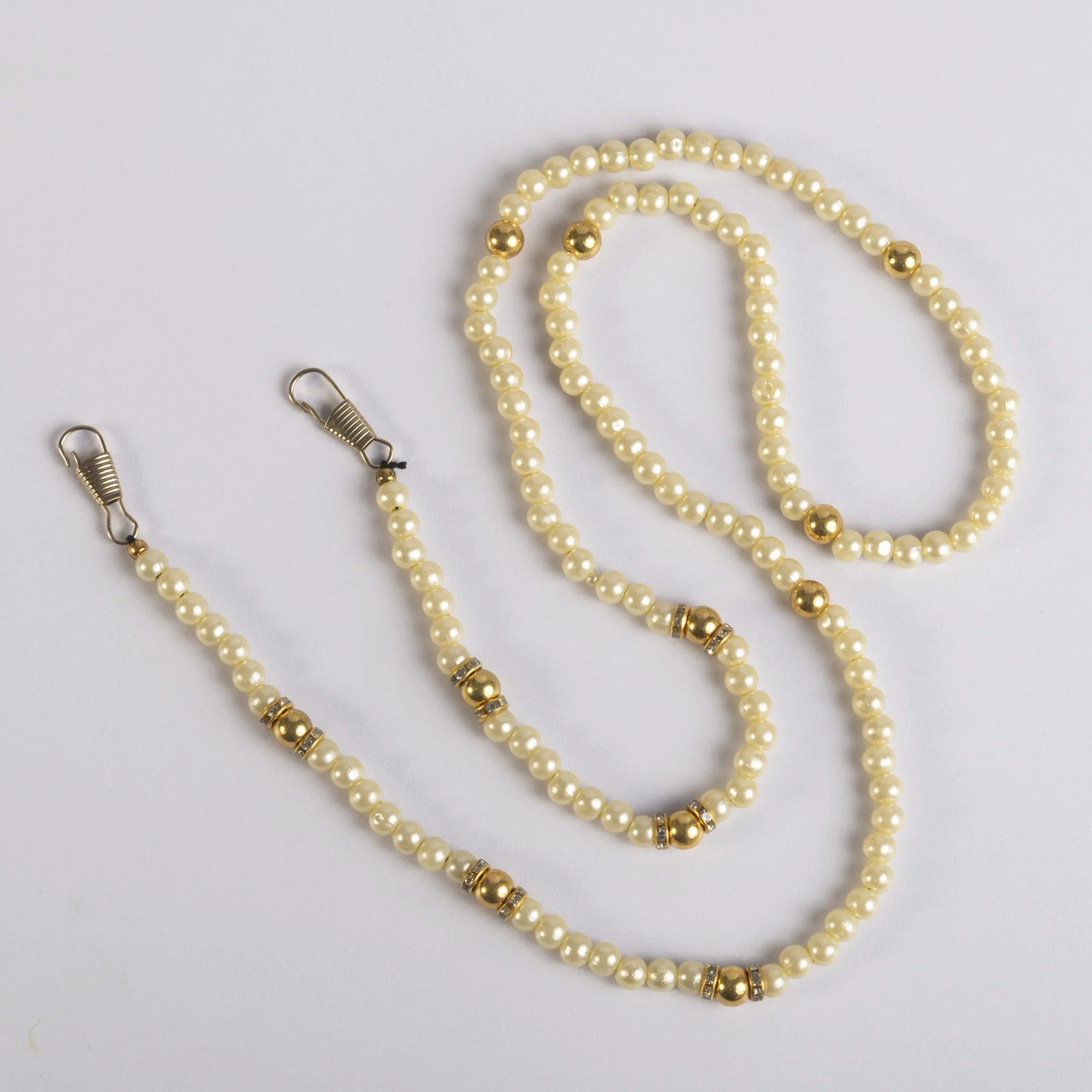 Designer White Beads String | Haath Ka Bana